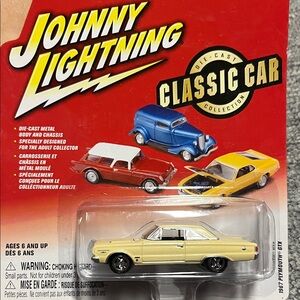Johnny Lightning Die-Cast Classic Car - Yellow